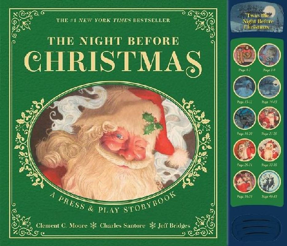 The Night Before Christmas Press and Play Storybook