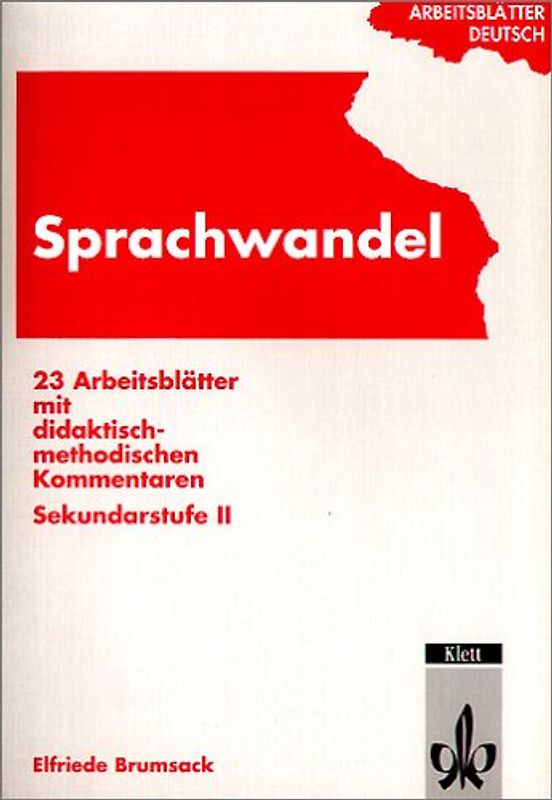 Sprachwandel. Materialien für Lehrer Klasse 11-13