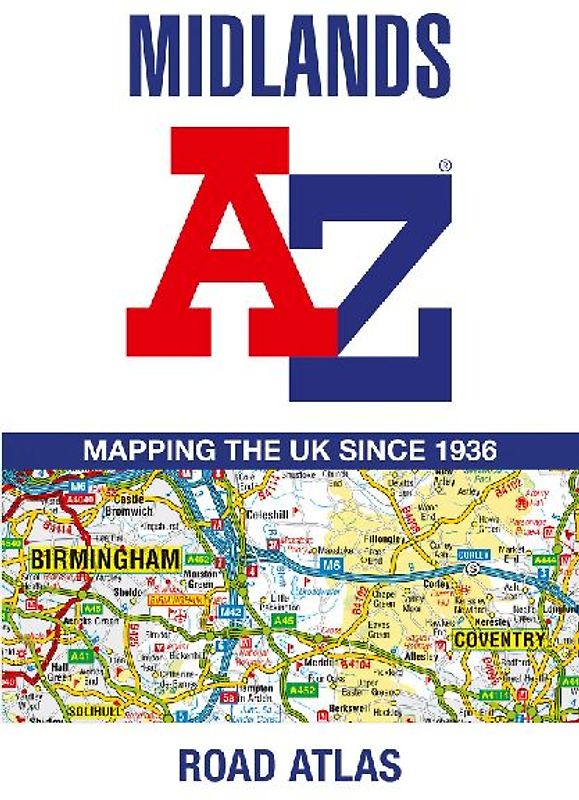 Midlands A-Z Road Atlas
