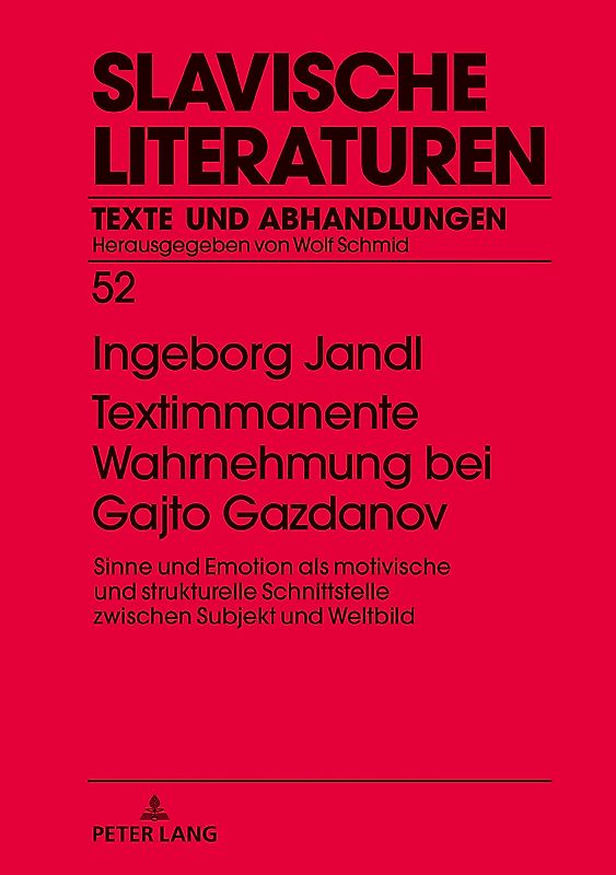 Textimmanente Wahrnehmung bei Gajto Gazdanov