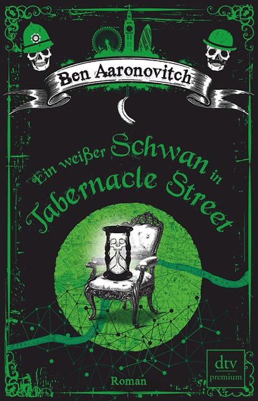 Ein weißer Schwan in Tabernacle Street