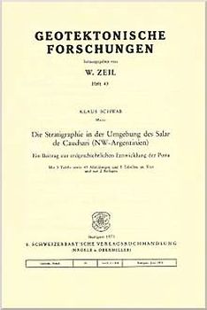 Die Stratigraphie in der Umgebung des Salar de Cauchari (NW-Argentinien)