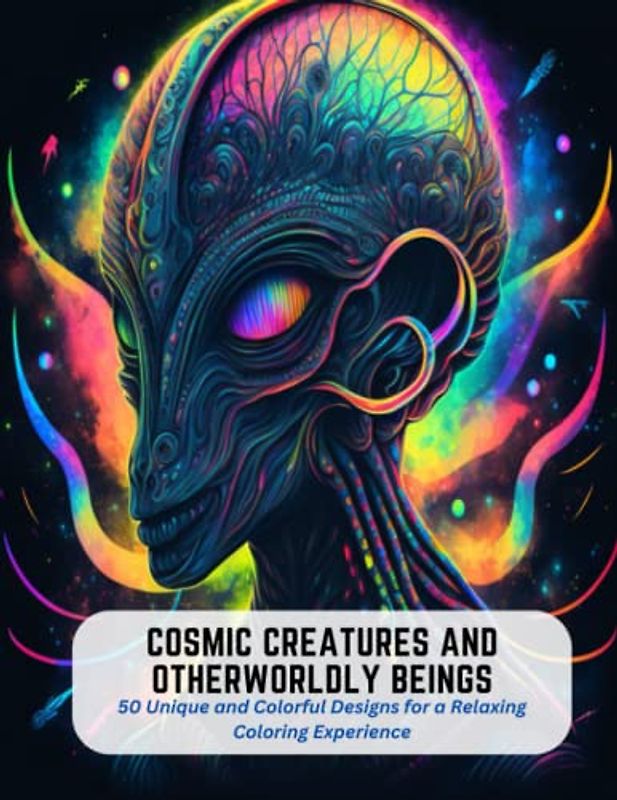Cosmic Creatures and Otherworldly Beings: 50 Unique and Colorful Designs for a Relaxing Coloring Experience