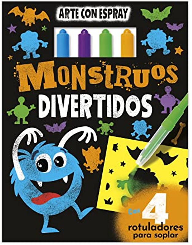 ARTE CON SPRAY - MONSTRUOS DIVERTIDOS