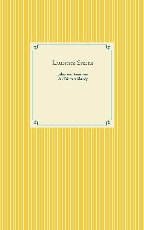 Leben und Ansichten des Tristram Shandy