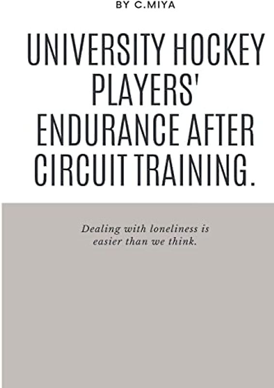 University hockey players' endurance after circuit training