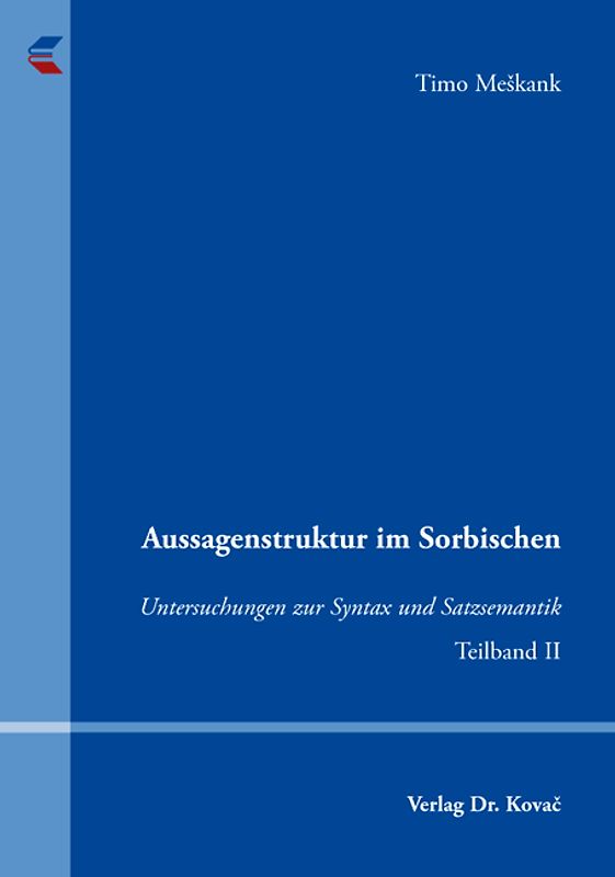 Aussagenstruktur im Sorbischen