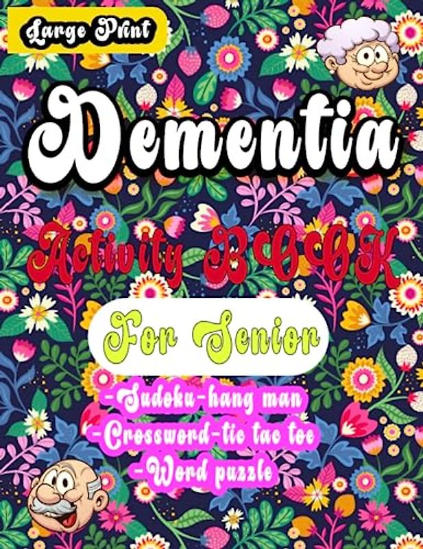 Dementia Activity Book For Seniors