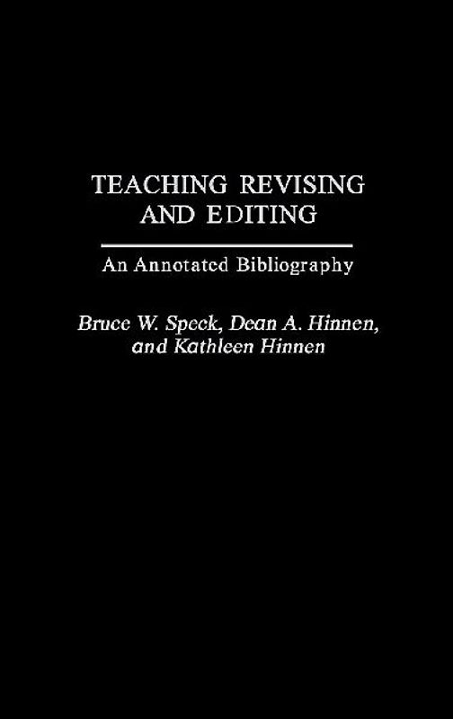 Teaching Revising and Editing