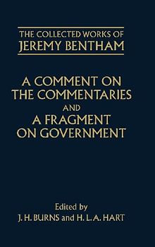 A Comment on the Commentaries and a Fragment on Government