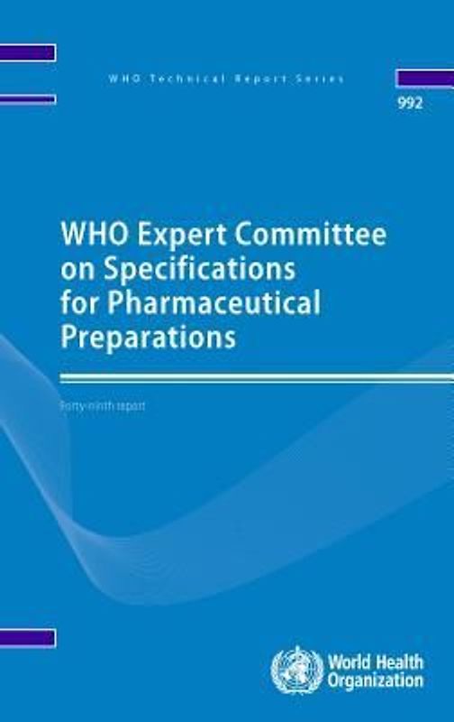 Who Expert Committee on Specifications for Pharmaceutical Preparations