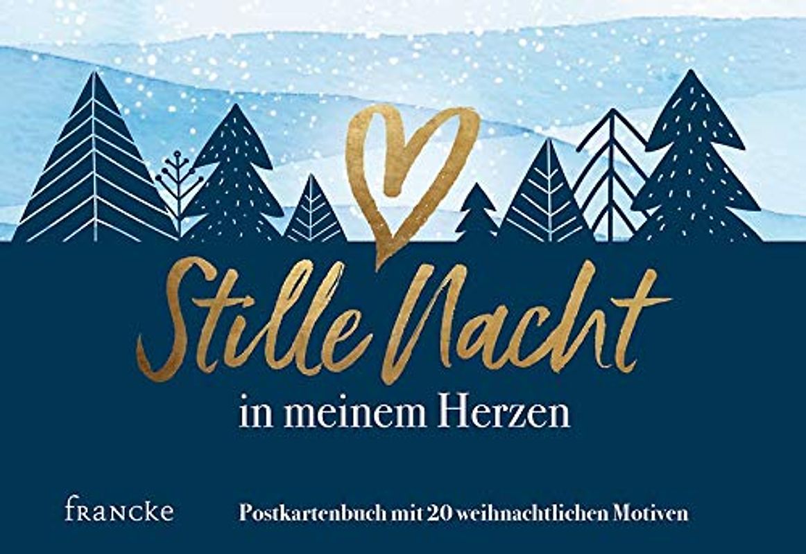 Stille Nacht in meinem Herzen - das Postkartenbuch: Postkartenbuch mit 20 weihnachtlichen Motiven