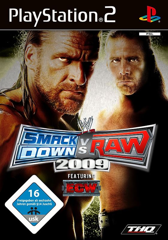 WWE SmackDown vs. Raw 2009 Steelbook PlayStation 2