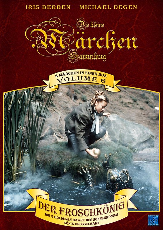 Die kleine Märchensammlung Vol. 6: Der Froschkönig / Die drei goldenen Haare des Sonnenkönigs / König Drosselbart [3 DVDs] DVD