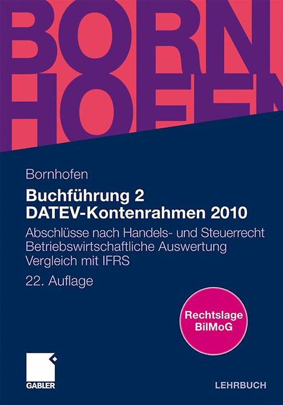 Buchführung 2 DATEV-Kontenrahmen 2010