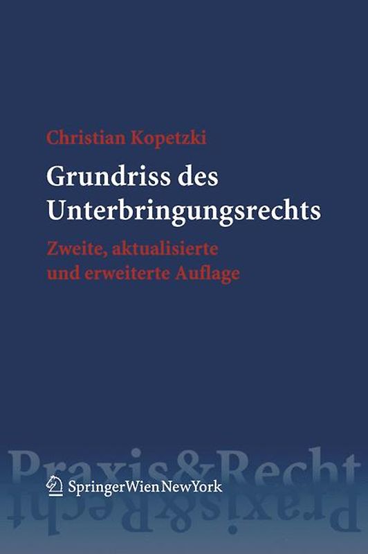 Grundriss des Unterbringungsrechts