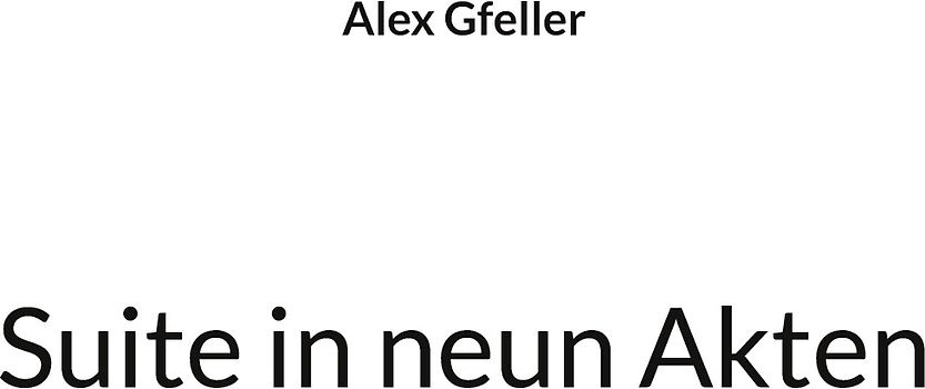 Suite in neun Akten