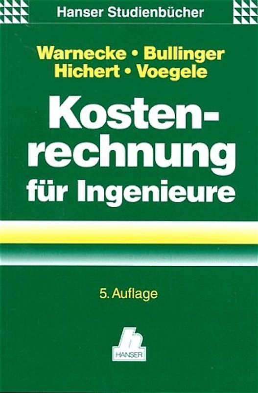 Kostenrechnung für Ingenieure