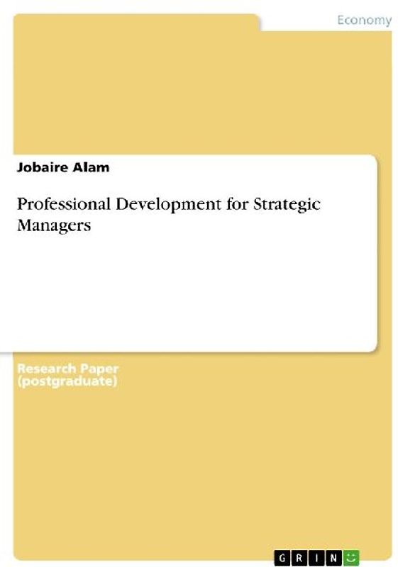 Professional Development for Strategic Managers