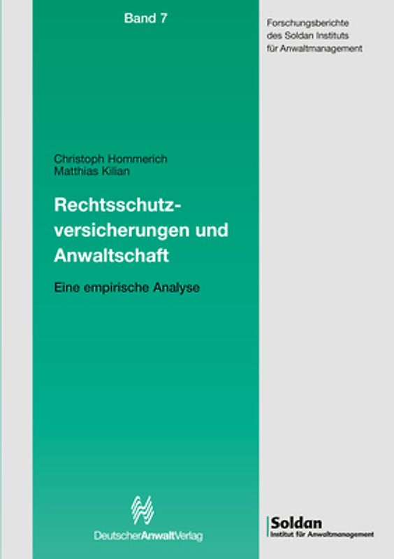 Rechtsschutzversicherungen und Anwaltschaft