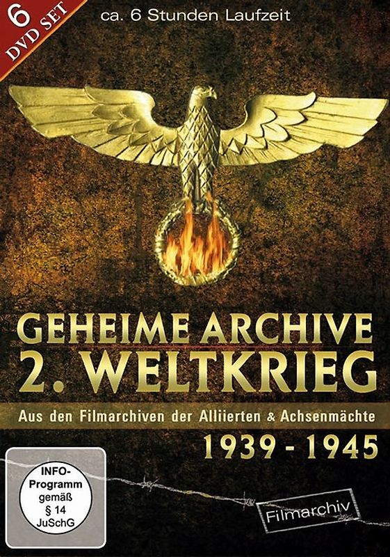 Geheime Archive - 2. Weltkrieg 1939-1945 [6 DVDs] DVD