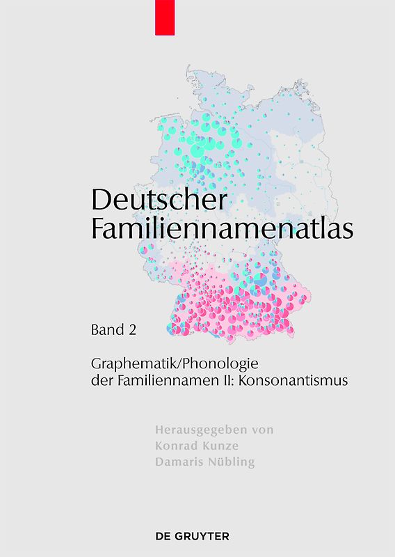 Deutscher Familiennamenatlas / Graphematik/Phonologie der Familiennamen II