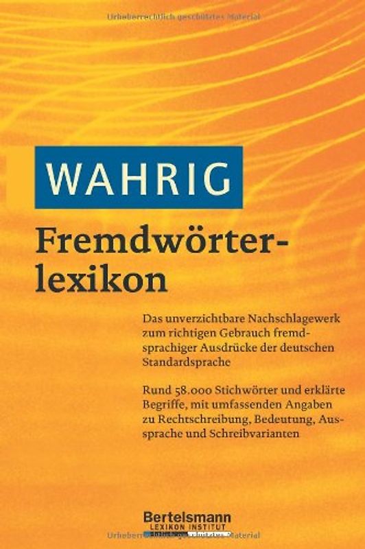 WAHRIG Fremdwörterlexikon