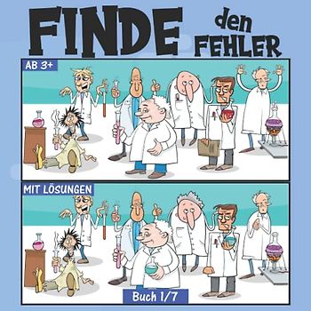 Finde den Fehler für Kinder: Fehlersuchbuch für Kinder ab 3 Jahren | Finde den Unterschied Buch 1/7