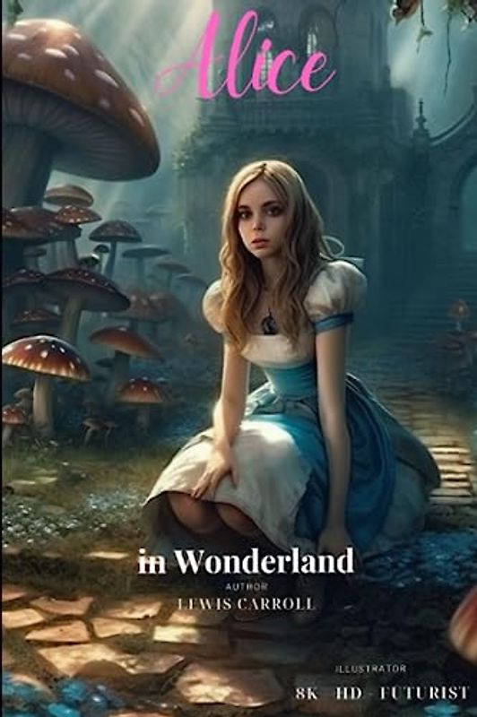 Alice in Wonderland: The Original 1865 Edition With Complete Illustrations in 8K and HD: (A Classic Novel of Lewis Carroll)