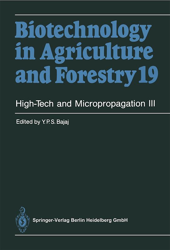 High-Tech and Micropropagation III