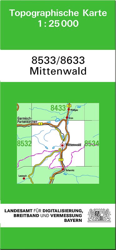 TK25 8533/8633 Mittenwald