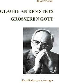 Glaube an den stets größeren Gott