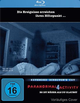 Paranormal Activity 4 (Extended Director's Cut) Blu-ray Disc