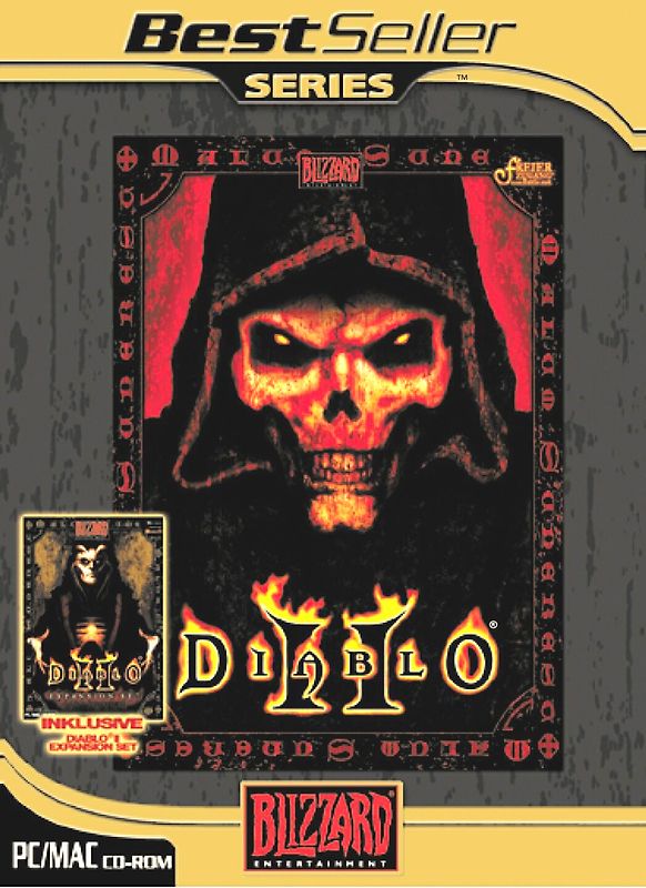 Diablo II + Diablo II Expansion Set [4 CD-Roms, Gold BestSeller Series] PC Spiele