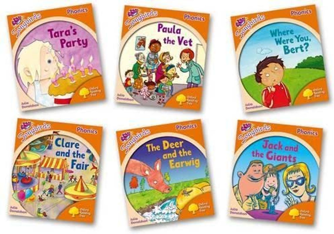 Oxford Reading Tree Songbirds Phonics Level 6. Mixed Pack of 6