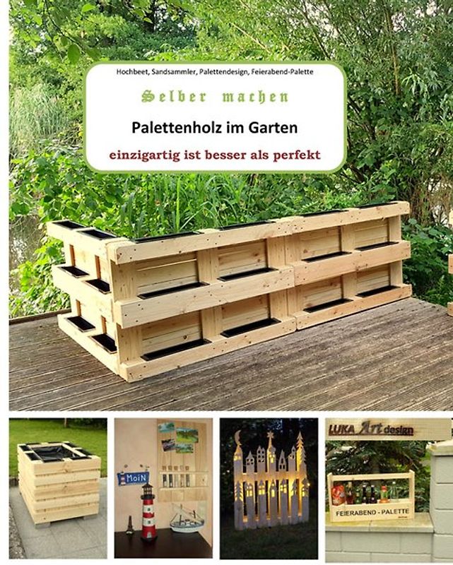 Palettenholz im Garten