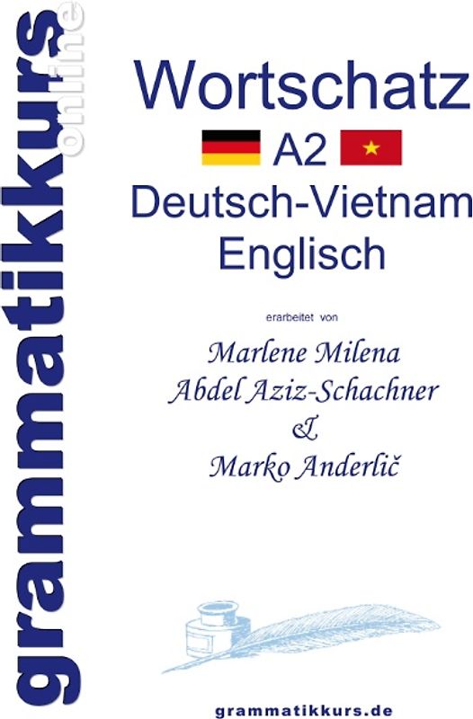 Wörterbuch Deutsch-Vietnamesisch-Englisch Niveau A2