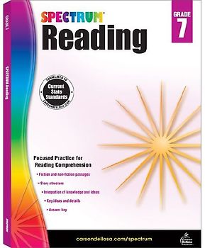 Spectrum Reading Workbook, Grade 7