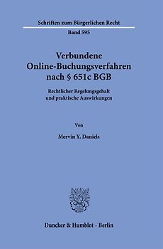 Verbundene Online-Buchungsverfahren nach § 651c BGB