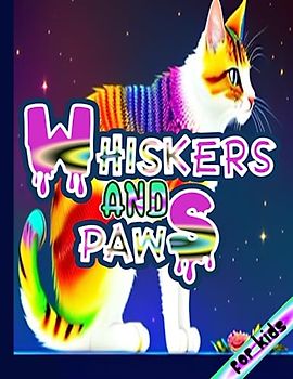 WHISKERS AND PAWS: A Delightful Cat Coloring Adventure for Kids