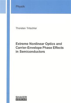 Extreme Nonlinear Optics and Carrier-Envelope Phase Effects in Semiconductors