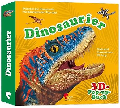 Dinosaurier 3D-Pop-up-Buch