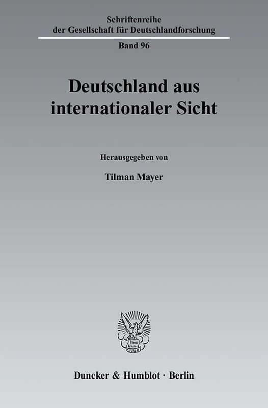 Deutschland aus internationaler Sicht.