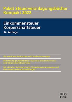 Paket Steuerveranlagungsbücher Kompakt 2022