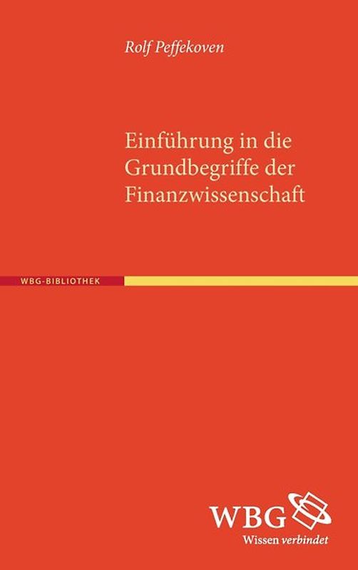 Einführung in die Grundbegriffe der Finanzwissenschaft