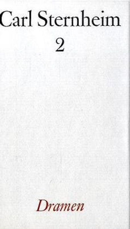 Gesamtwerk / Dramen II