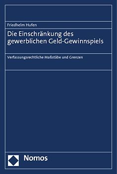Die Einschränkung des gewerblichen Geld-Gewinnspiels