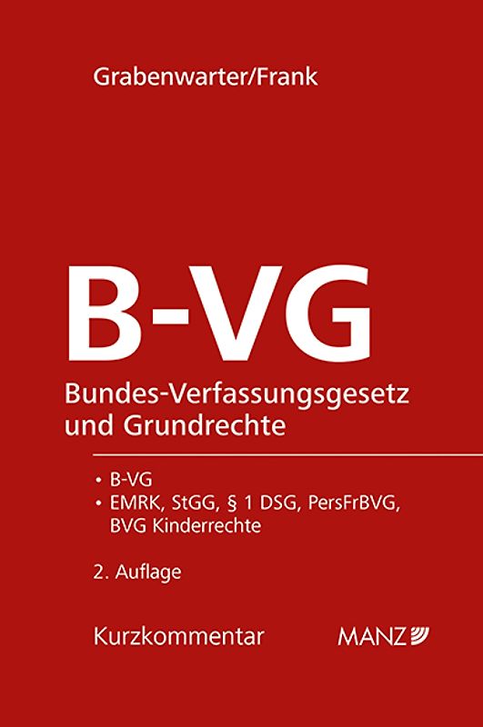 B-VG - Bundes-Verfassungsgesetz und Grundrechte