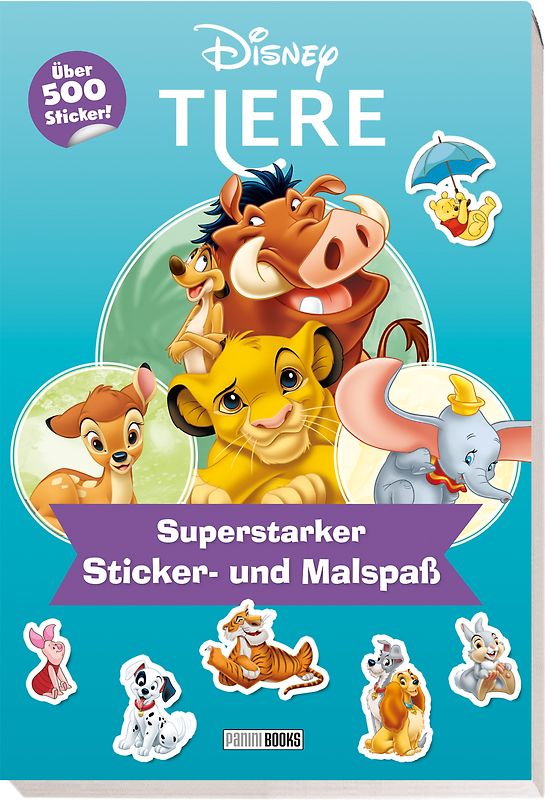 Disney Tiere: Superstarker Sticker- und Malspaß