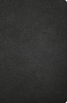 CSB Large Print Personal Size Reference Bible, Optimal Type, Digital Study Edition, Black Genuine Leather, Indexed